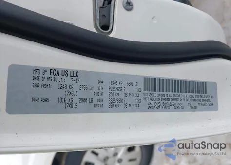 2017 Dodge Journey Se from USA, damaged, VIN 3C4PDCAB8HT691720